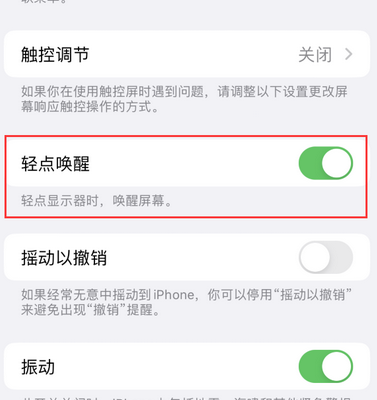 七台河苹果售后服务分享iPhone轻点唤醒功能屏幕无反应